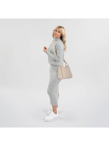 Seidenfelt Kaavi Umhängetasche 34 cm smooth taupe