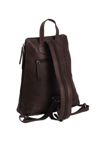 The Chesterfield Brand Wax Pull Up City Rucksack Leder 29 cm in braun