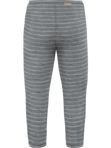 Normani Outdoor Sports Baby Merino Hose Silverdale in Grau gestreift