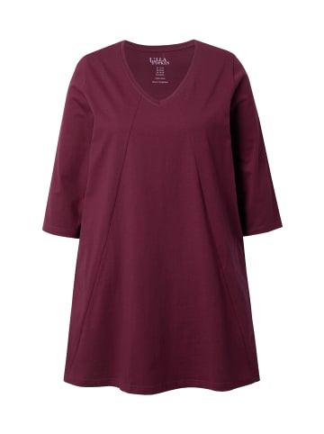 Ulla Popken Longshirt in dunkel weinrot