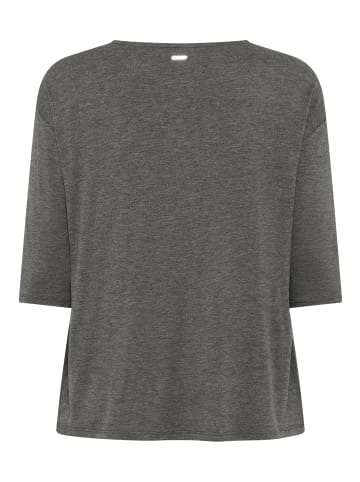 Laura Scott 3/4-Arm-Shirt in grau-melange