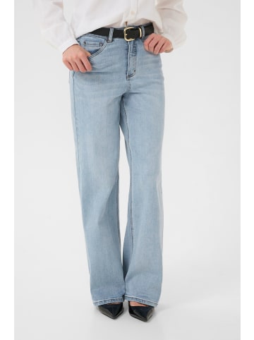 Kaffe Jeans KAmeadow Regular fit in Light Blue Washed Denim