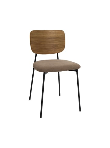 CALICOSY 4er-Set  Stühle NOAN in Braun - (W) 44  x (H) 77,5  x (L) 50 cm