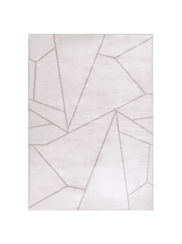 Beliani Kurzflor POSOF in Beige - (W) 140 x (L) 200 cm