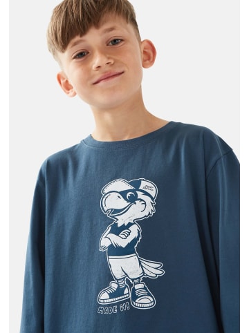 Band of Rascals Longsleeve " Made It " in blau