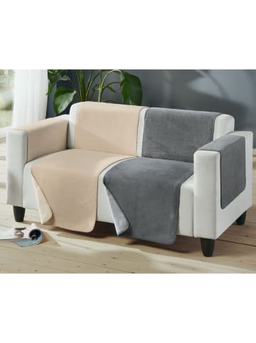 Erwin Müller Sessel- und Sofaschoner-Set 3-tlg. Matera in creme/wollweiß