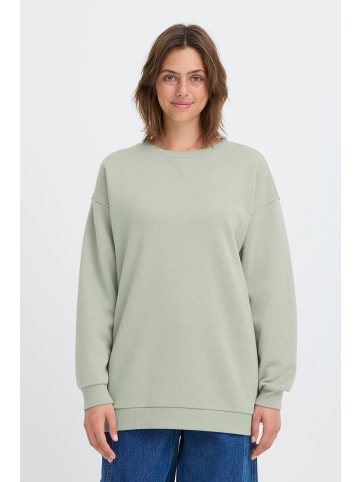 Oxmo Rundhalspullover OXHillary in Grau