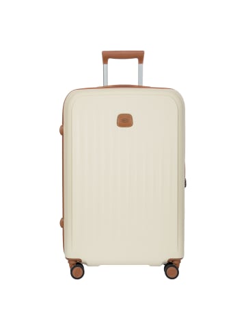 BRIC`s Taormina 4 Rollen Trolley M 69 cm mit Dehnfalte cream
