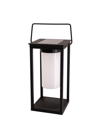 näve LED Solarleuchte "JILU" in schwarz - (L)14.5 cm x (B)14.5 cm x (H)28 cm