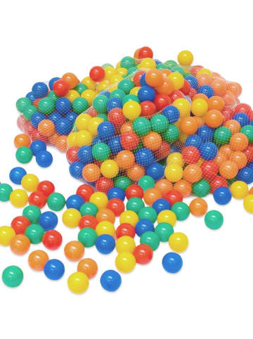 LittleTom Bällebad Bälle 6cm - 500 Bunte Kunststoffbälle Kinder Baby Spielbälle Spielzeug