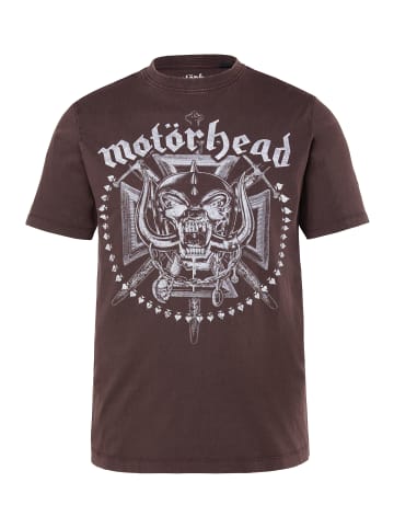 JP1880 Kurzarm T-Shirt in dunkelbraun
