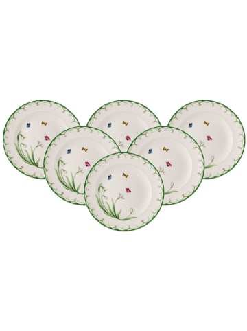 Villeroy & Boch 6er Set Frühstücksteller Colourful Spring ø 21,5 cm in bunt
