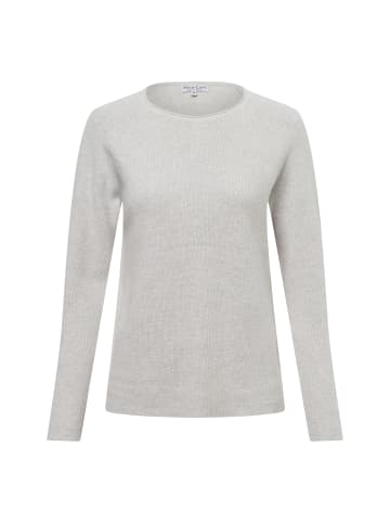 Marie Lund Strickpullover Nak in hellgrau - 0004