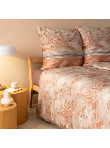 Bassetti Fein Satin Bettwäsche Aquaforte in terralotta