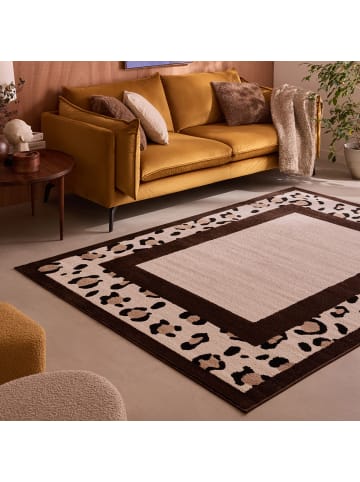 NAZARRUGS Teppich Leovah in Braun