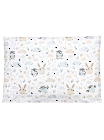 TupTam Kinder Kissenbezug Dekorativ Gemustert in beige/grau
