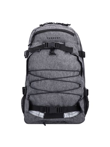 FORVERT Melange Rucksack 48,5 cm Laptopfach in black melange