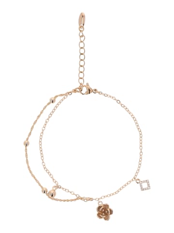 faina Women Chain Link Bracelet in Rose Gold