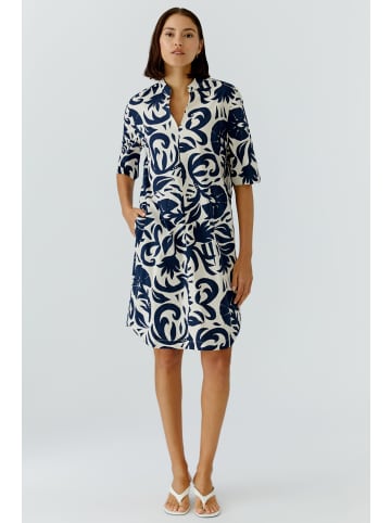 Oui Hängerkleid in white blue