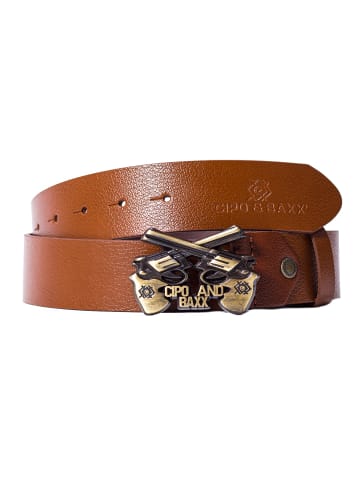 Cipo & Baxx Cipo & Baxx Herren Gürtel CG148 Taba 110cm x 3,8cm