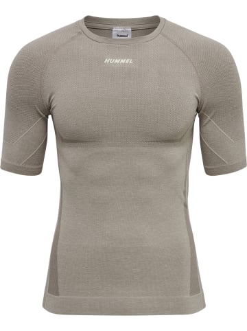 Hummel Hummel T-Shirt Hmlte Multisport Herren Atmungsaktiv Schnelltrocknend Nahtlosen in CHATEAU GRAY/DRIFTWOOD MELANGE