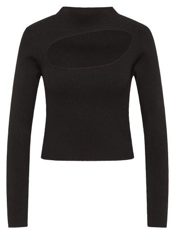 myMO ATHLSR Damen Strickpullover in Schwarz