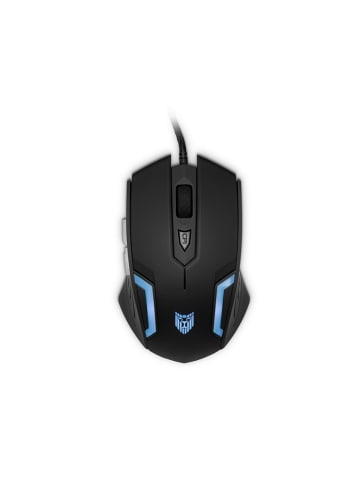 COFI 1453 Gaming Maus MX 357C in Schwarz Maus RGB-Beleuchtung bis zu 2400DPI in Schwarz