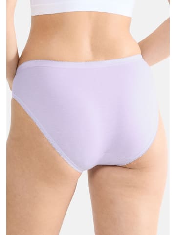 Sloggi Tai Slip Basic+ in Lila / blau / schwarz
