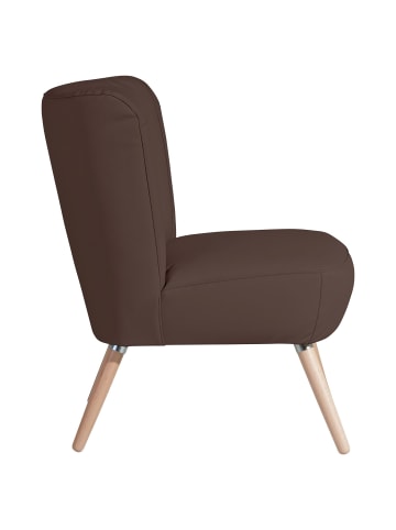 58 aufm Kessel SESSEL Kassi Bezug Kunstleder Buche natur / braun