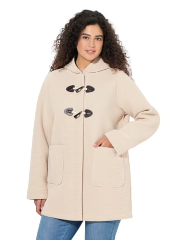 Ulla Popken Jacke in helles champagner