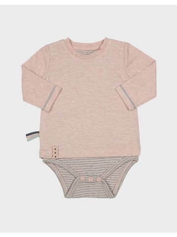 OrganicEra Baby Langarm-Bodyshirt in Rose Melange