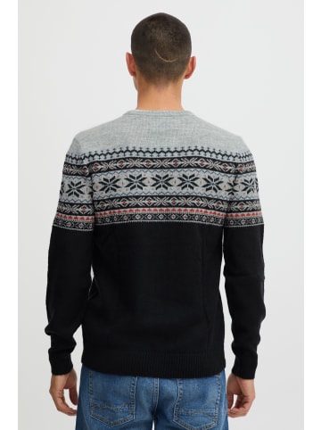 BLEND Strickpullover BHTjerik 20715520 ME Strickpullover mit Muster in Blau