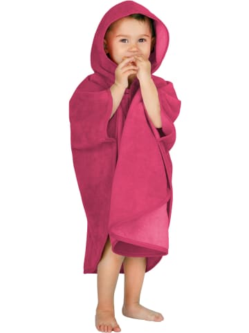 normani Kinder Badeponcho weich (55 cm x 70 cm) in Pink