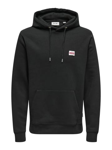 ONLY & SONS Kapuzenpullover in Jet Black
