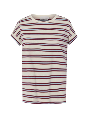 armedangels T-Shirt Idaara Stripe in ecru mehrfarbig