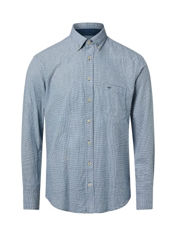 FYNCH-HATTON Hemd in marine weiß