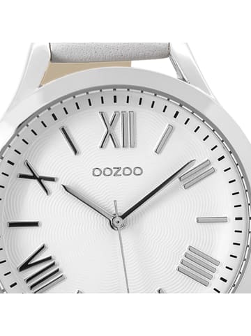 Oozoo Analog-Armbanduhr Oozoo Timepieces weiß groß (ca. 42mm)