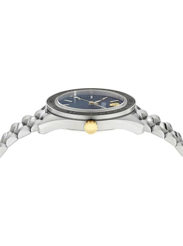 Versace Quarzuhr für Herren in silber
