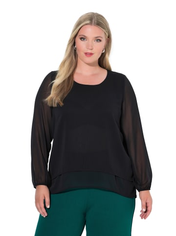 MIAMODA Bluse in schwarz