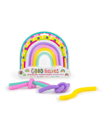 Trend Design Powerschnur Set Regenbogen Glitzer 4 St. Sensorik-Spielzeug 3+