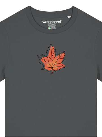 wat? Apparel T-Shirt Herbst in Grau