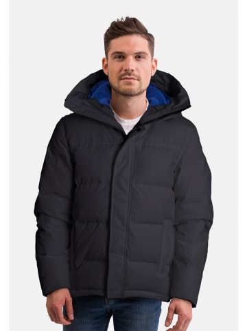 CASH-MERE.CH Daunenparka mit Kapuze und Kaschmirfutter in Schwarz