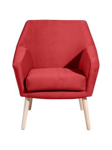 others SESSEL Kachka Bezug Samtvelour Buche natur / rot