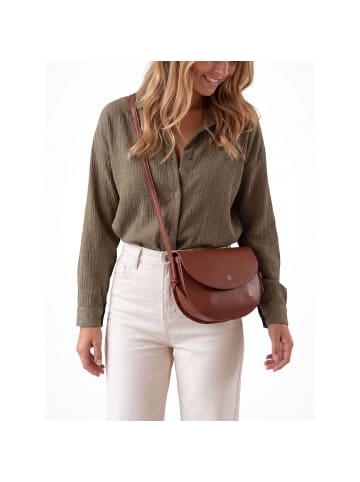 DuDu Skye Umhängetasche Leder 21 cm ziegelrot