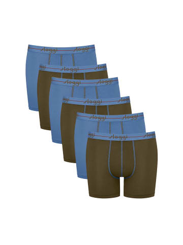 Sloggi Long Short / Pant men Start in Blau / Grün