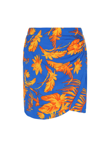 IZIA Women Skirt in blue yellow