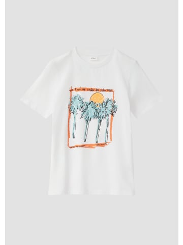 s.Oliver T-Shirt in 0100_weiß