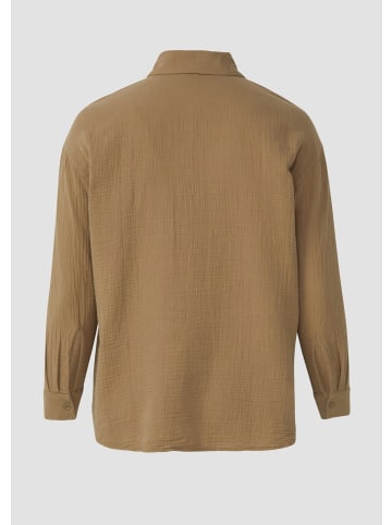 QS Bluse in 7854_olivgrün