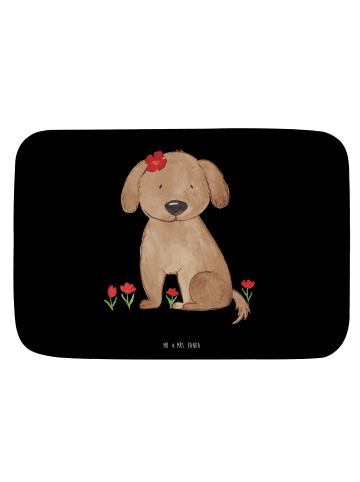 Mr. & Mrs. Panda Badematte Hund Dame ohne Spruch in Schwarz