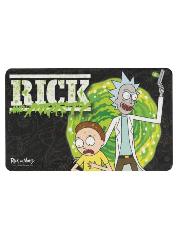 Rick and Morty Rick and Morty Brettchen Frühstücksbrettchen Schneidebrettchen in schwarz